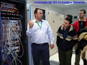 Fotografía tomada en el CPD del Hospital Torrecárdenas.